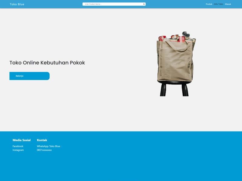I am Creating a Dummy E-Commerce Website 'Toko Blue' for College Project. Can Create, Update And Delete Your Products All From One App And Use Stripe for Payment Gateway. This Is A MERN Stack App With React Redux Toolkit. Find Source Code On My Github.